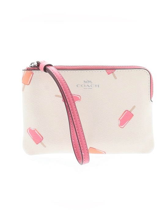 Coach Handbags - COACH Popsicle print corner zip wristlet wallet